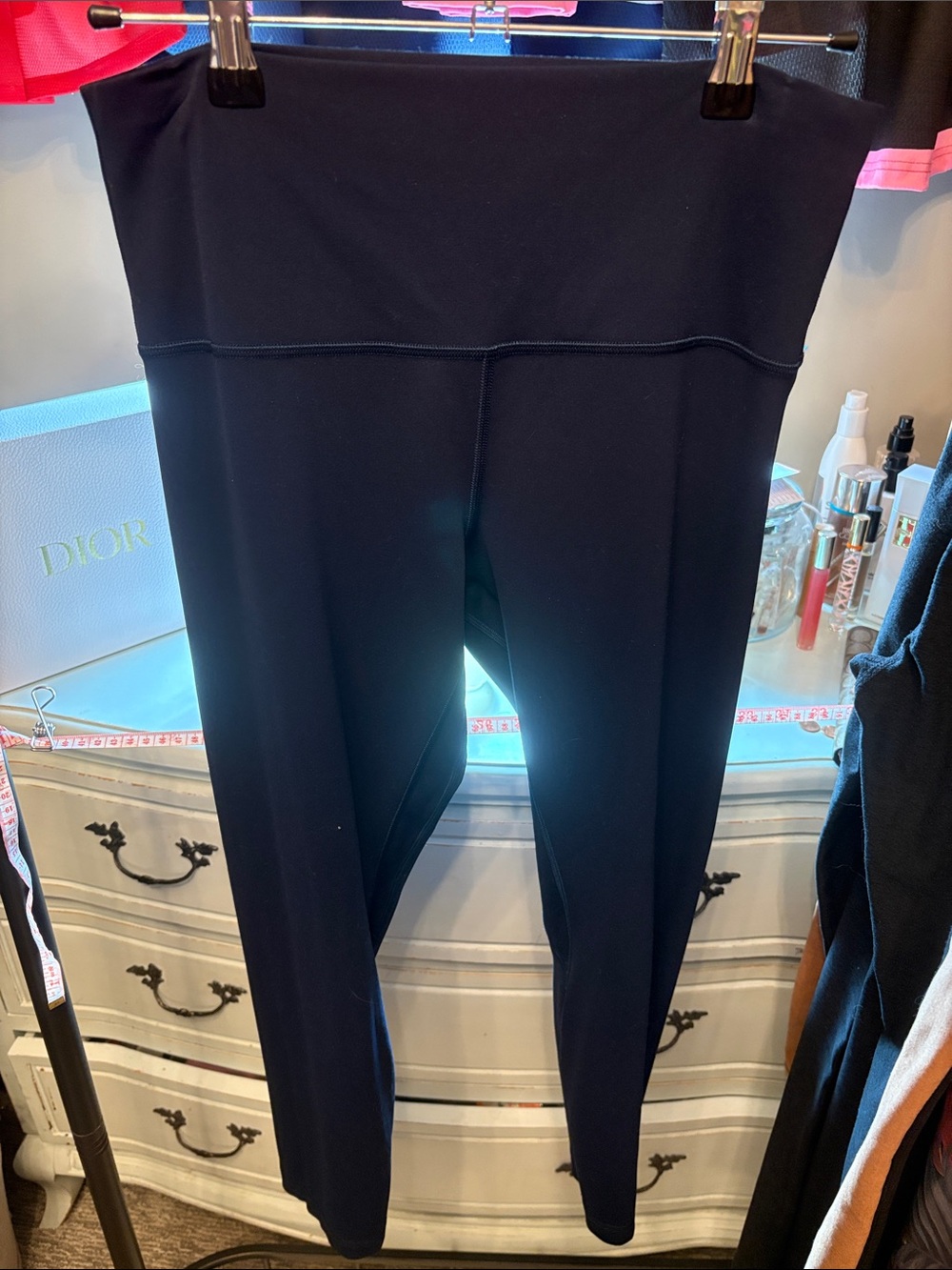 High-Waist Black Women's Leggings